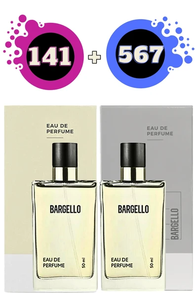 141 Edp Floral 50 ml Kadın Parfüm + 567 Edp Fresh 50 ml Erkek Parfüm Seti ürün görseli 1