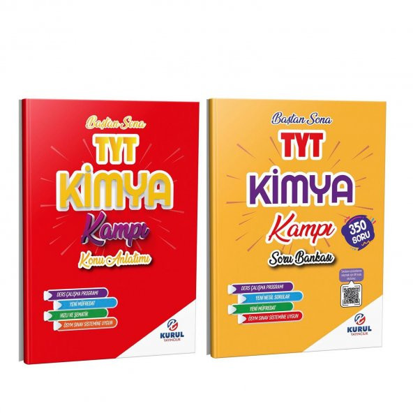 Kurul TYT Kimya Konu ve Soru Bankası Seti 2 Kitap ürün görseli 1