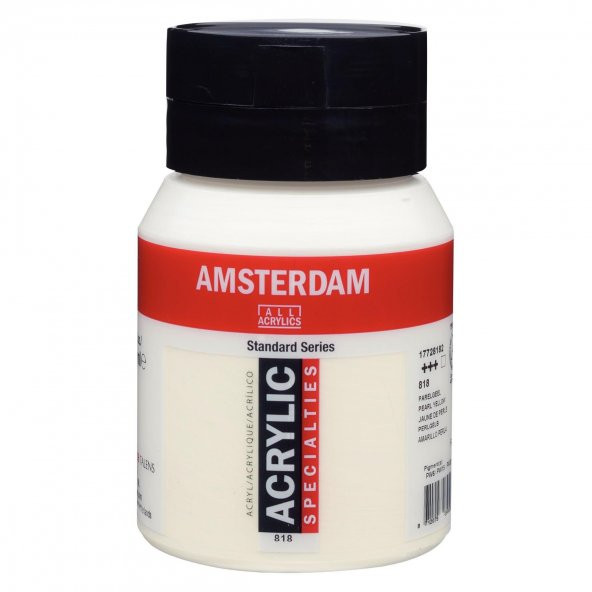 AMSTERDAM STANDART AKRİLİK 500 ML. PEARL YELLOW ürün görseli 1