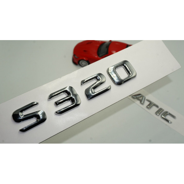 S320 4Matic Bagaj Krom Metal 3M 3D Yazı Logo ürün görseli 1