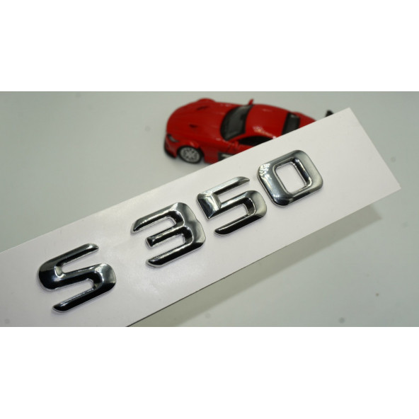 Benz S350 Bagaj Krom Metal 3M 3D Yazı Logo ürün görseli 1
