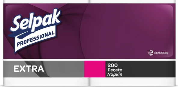 Selpak Professional Ekstra Peçete 30 X 30 Cm 200 Yaprak - 2 Paket ürün görseli 1