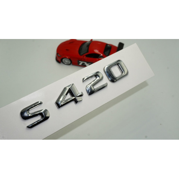 Benz S420 Bagaj Krom Metal 3M 3D Yazı Logo ürün görseli 1