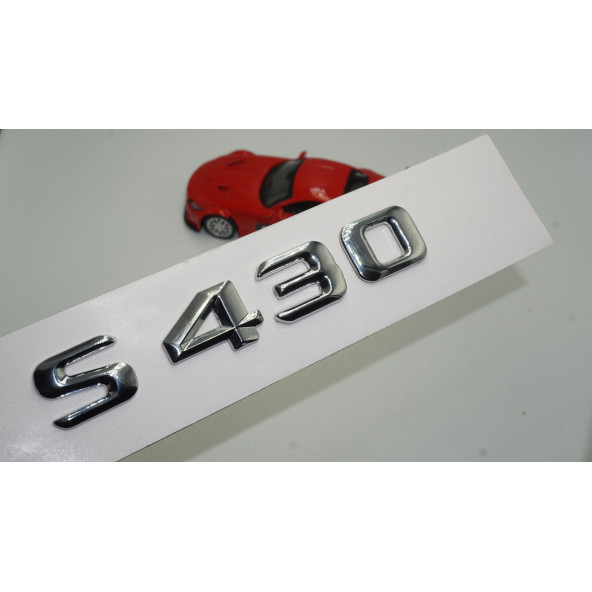 Benz S430 Bagaj Krom Metal 3M 3D Yazı Logo ürün görseli 1