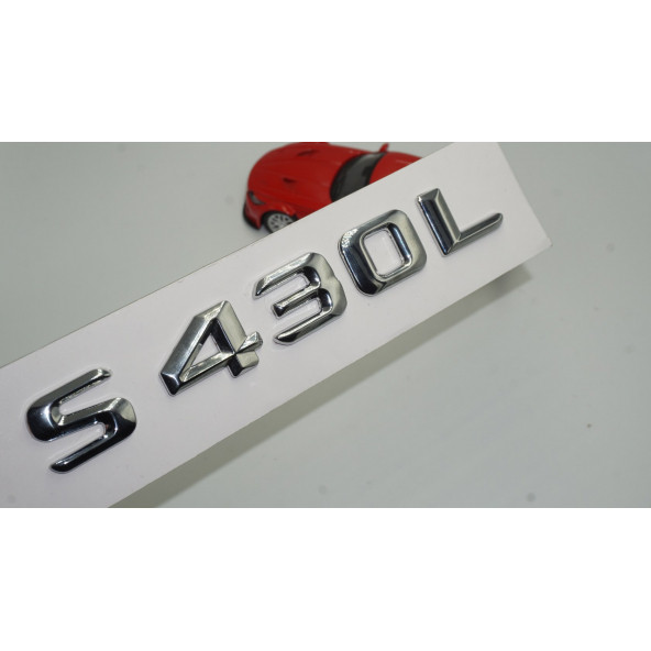 Benz S430L Bagaj Krom Metal 3M 3D Yazı Logo ürün görseli 1
