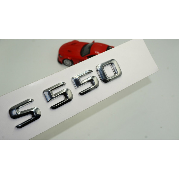Benz S550 Bagaj Krom Metal 3M 3D Yazı Logo ürün görseli 1