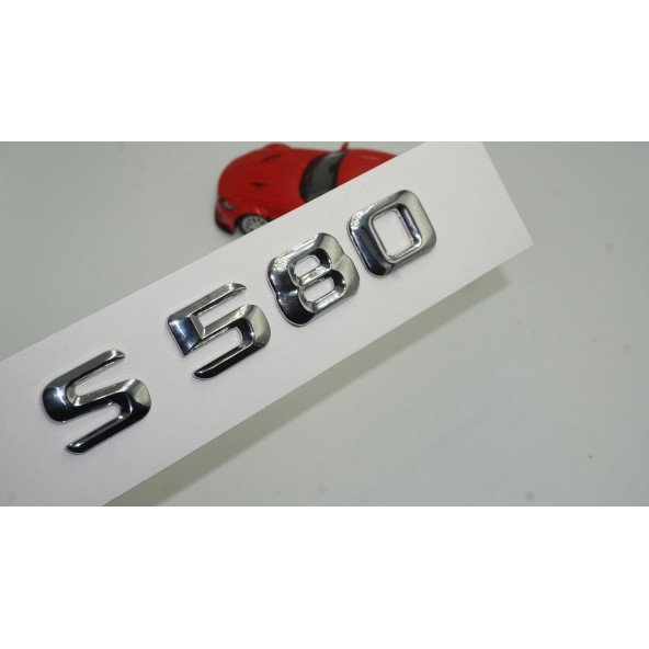 Benz S580 Maybach Bagaj Krom Metal 3M 3D Yazı Logo ürün görseli 1