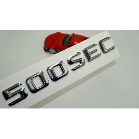 Benz 500 SEC Bagaj Krom Metal 3M 3D Yazı Logo ürün görseli 1