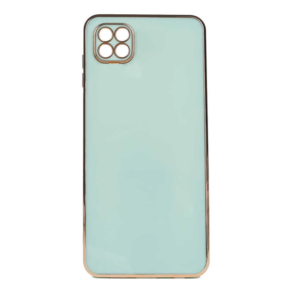 Xiaomi Redmi 9C Kılıf Zore Bark Kenarları Altın Renk Kılıf ürün görseli 1