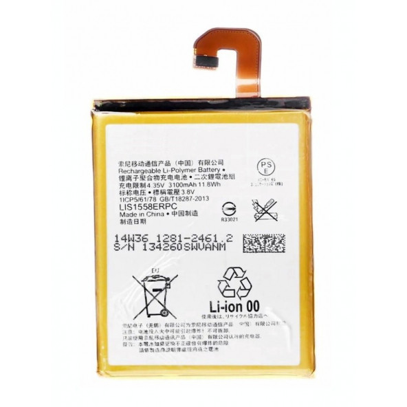 SONY Z3 Batarya Sony Xperia Z3 LIS1558ERPC Uyumlu Yedek Batarya ürün görseli 1