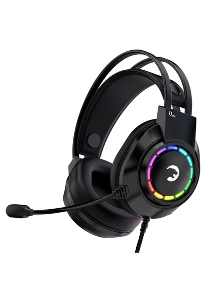 GamePower Voldon Siyah 7.1 Surround Rainbow Gaming Kulaklık ürün görseli 1