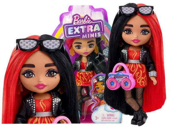 Barbie Extra Mini Bebekler  HKP88-HGP62 - Resim 5
