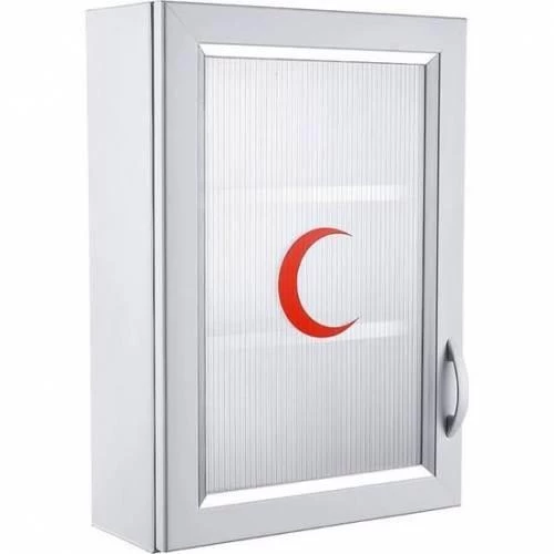 Ecza Dolabı Kapaklı PVC İlk Yardım Dolabı 50x35x16 CM 159 ürün görseli 1