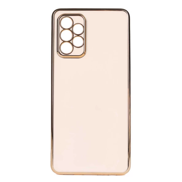 Galaxy A13 4G Kılıf Zore Bark Kenarları Altın Renk Kılıf ürün görseli 1