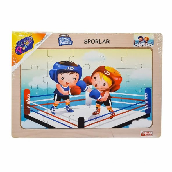 ONY-85-86-87-88 Ahşap Eğitici Puzzle Sporlar -Onyıl ürün görseli 1