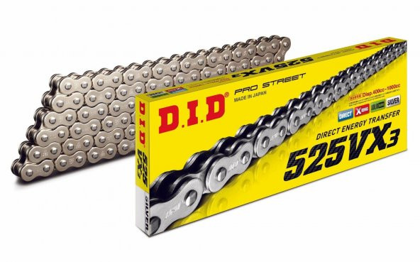 Did 525-126Vx3 2022-2023 Ducati Multistrada V4 Pikes Peak Uyumlu Zincir Vx3 Xring Silver (Gümüş) Renk ürün görseli 1