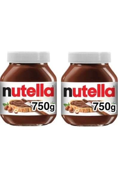 Nutella Kakaolu Fındık Kreması 750 Gr x 2 Adet ürün görseli 1