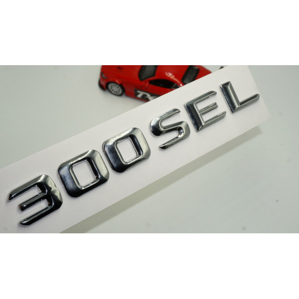 Benz 300 SEL Bagaj Krom Metal 3M 3D Yazı Logo ürün görseli 1