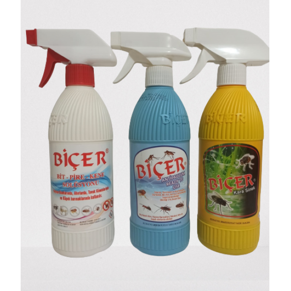 3 lü PAKET. BİT-PİRE-KENE-KARA SİNEK-KARINCA-SİVRİSİNEK ürün görseli 1