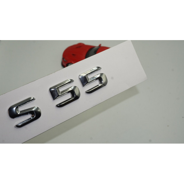 Benz S55 Bagaj Krom Metal 3M 3D Yazı Logo ürün görseli 1