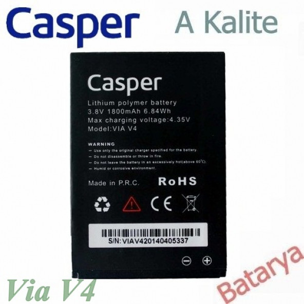 Casper Via V4 Batarya Via V4 Uyumlu Yedek Batarya ürün görseli 1