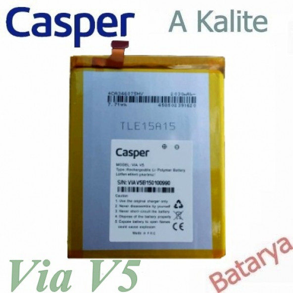 Casper Via V5 Batarya Via V5 Uyumlu Yedek Batarya ürün görseli 1