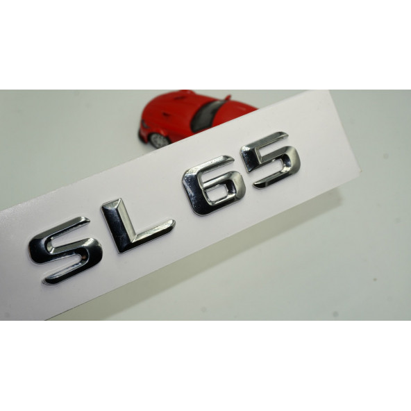 Benz SL 65 Bagaj Krom Metal 3M 3D Yazı Logo ürün görseli 1