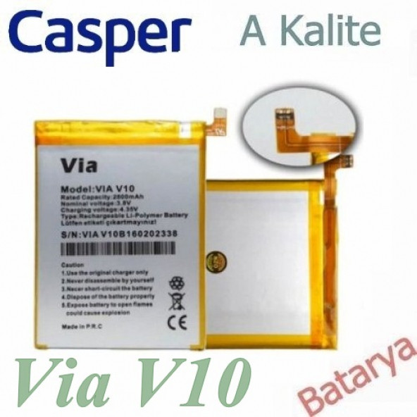 Casper Via V10 Batarya Via V10 Uyumlu Yedek Batarya ürün görseli 1