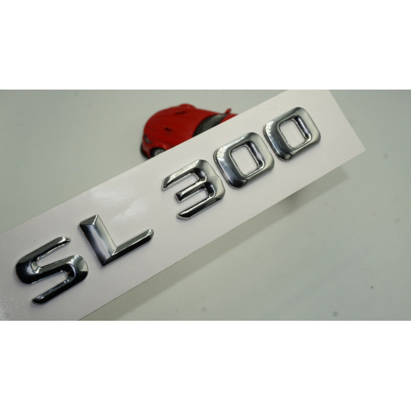 Benz SL 300 Bagaj Krom Metal 3M 3D Yazı Logo ürün görseli 1