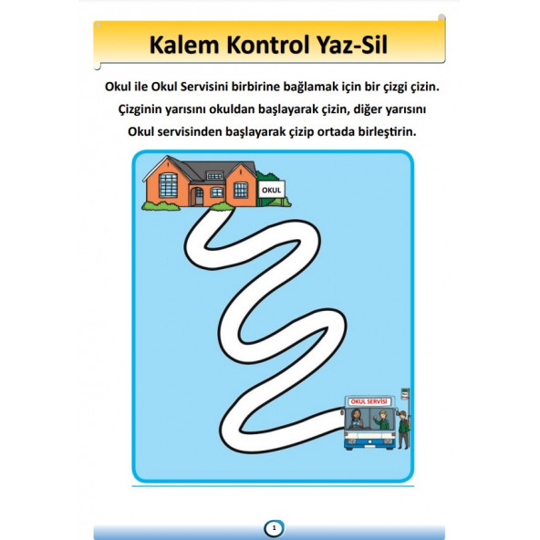 Okul Öncesi Kalem Kontrol Eğitim Seti - Resim 2