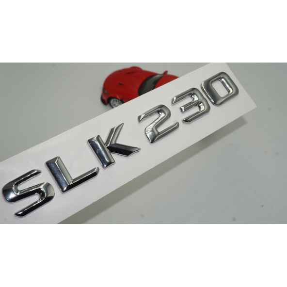 Benz SLK 230 Bagaj Krom Metal 3M 3D Yazı Logo ürün görseli 1
