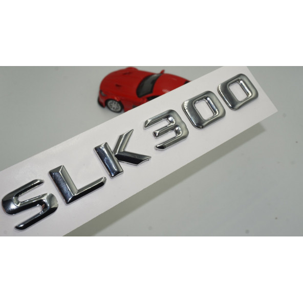 Benz SLK 300 Bagaj Krom Metal 3M 3D Yazı Logo ürün görseli 1