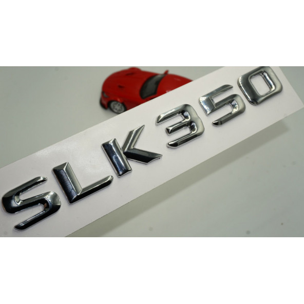 Benz SLK 350 Bagaj Krom Metal 3M 3D Yazı Logo ürün görseli 1