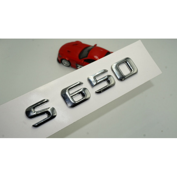 Benz S650 Bagaj Krom Metal 3M 3D Yazı Logo ürün görseli 1