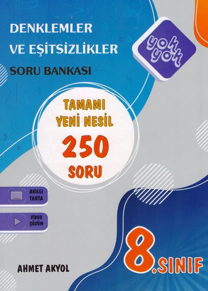 YOKYOK LGS DENKLEMLER VE EŞİTSİZLİKLER ürün görseli 1