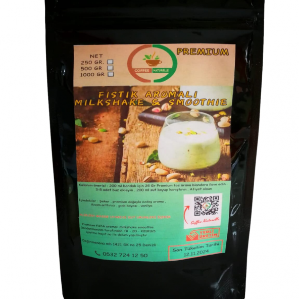 Antep Aromalı Milkshake & smoothie & Frappe 1 kg ürün görseli 1