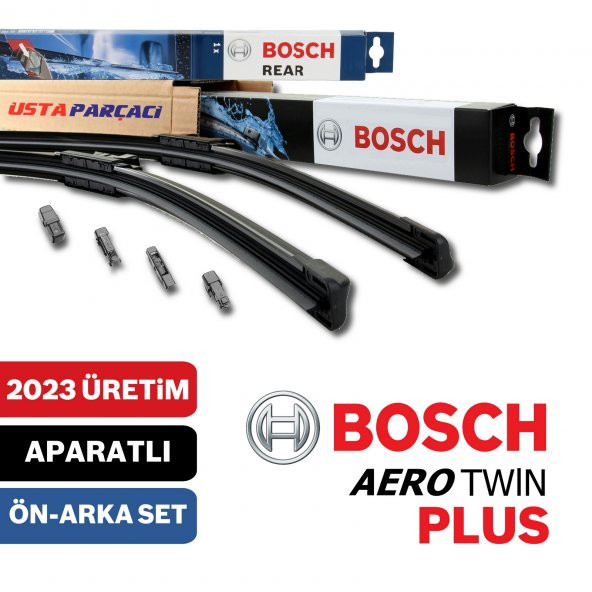 Citroen C5 Ön Arka Silecek (2005-2007) Bosch Aerotwin Plus-rear ürün görseli 1