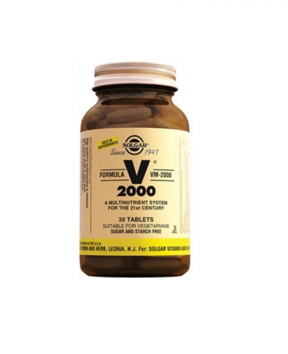 Solgar VM-2000 MultiVitamin Mineral 30 Veg Tablet-SKT:11/2024 ürün görseli 1