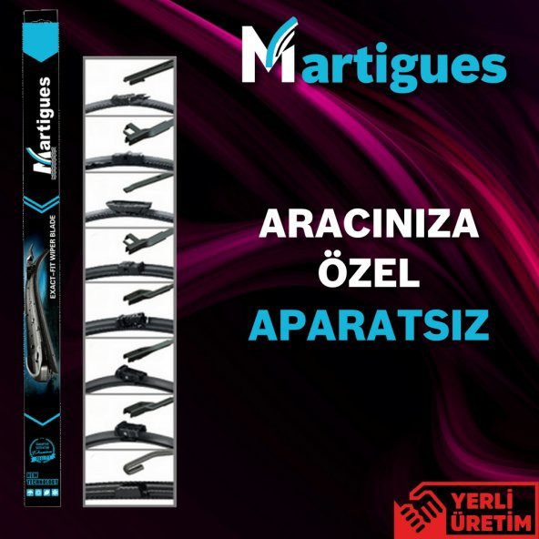 Martigues Seat İbiza Araca Özel Ön Arka Muz Silecek Takımı 2009-2012 ürün görseli 1