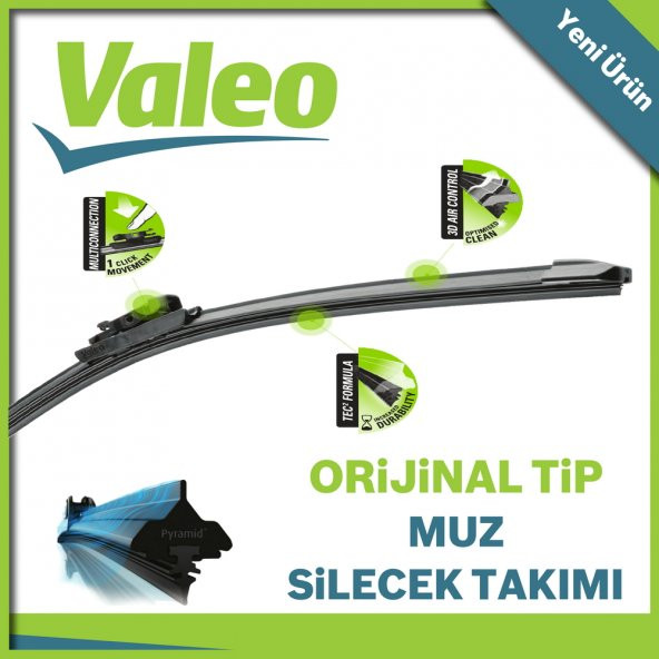 Kia Cerato Silecek Takımı 2010-2018 Valeo First Muz Tipi ürün görseli 1