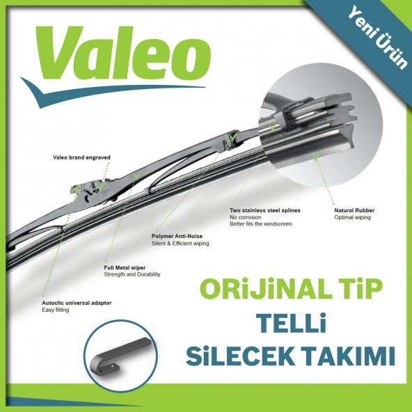 Audi A6 Silecek Takımı 1994-2001 Valeo First Telli ürün görseli 1