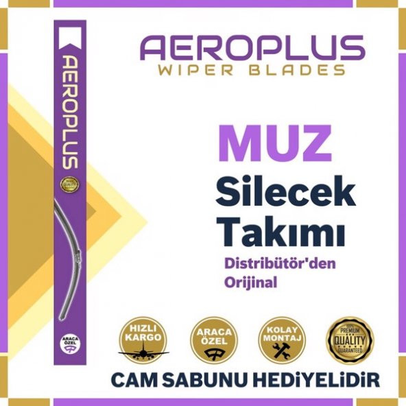 Aeroplus VW Golf 5 Muz Silecek Takımı 2006-2009 ürün görseli 1
