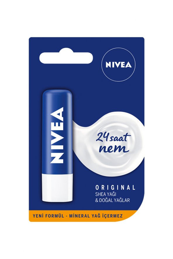 Nivea Lip Original Dudak Bakım Kremi 4,8 gr ürün görseli 1