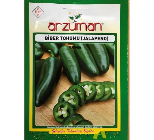 Arzuman Jalapeno Biber Tohumu 5 gr ürün görseli 1