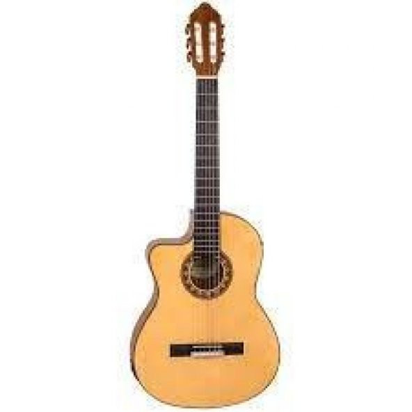 Valencia Vc304cel Elektro Klasik Gitar Solak Cutaway 4/4 Naturel ürün görseli 1