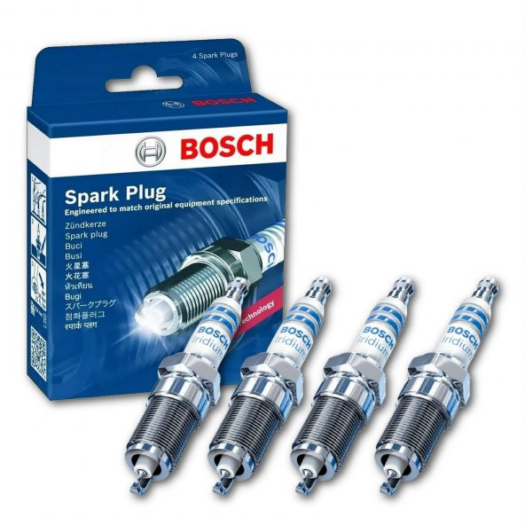 Renault Thalia i 1.2 16V 2002-2019 Bosch İridyum Buji 4 Adet ürün görseli 1