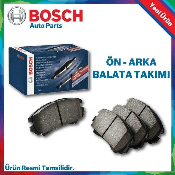 Vw Golf 6 VI Bosch Ön Arka Fren Balata Takımı ürün görseli 1