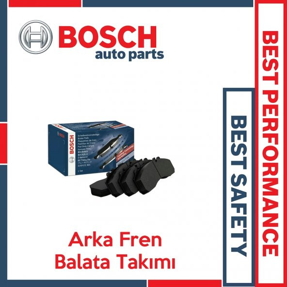 Toyota C-HR  2016-2019 Bosch Arka Fren Balata Takımı ürün görseli 1