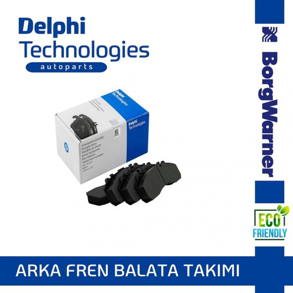 Skoda Octavia 2016-2020 Delphi Arka Fren Balata Takımı ürün görseli 1