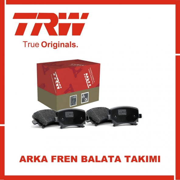 Toyota Corolla 1.6 2008-2012 TRW Arka Fren Balatası ürün görseli 1